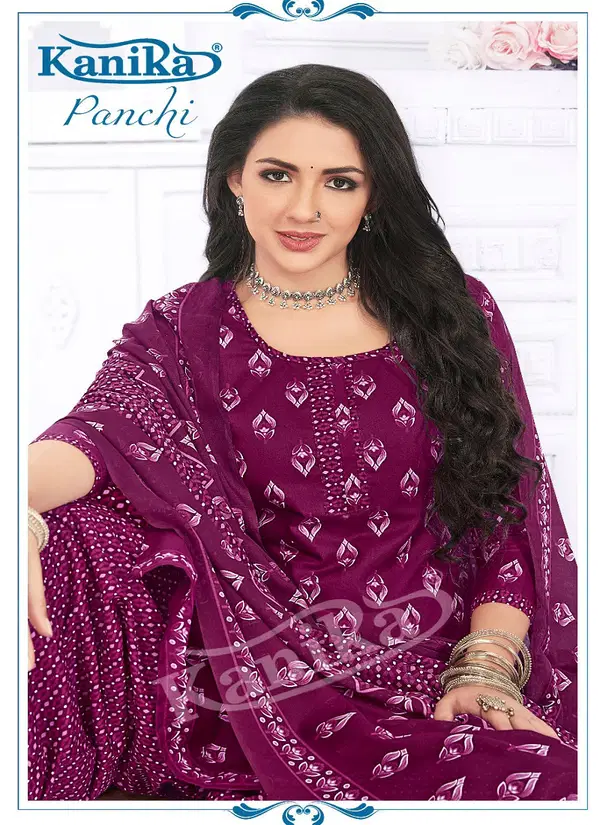 Kanika Panchi 12 Cotton Patiyala Readymade Suits Catalog